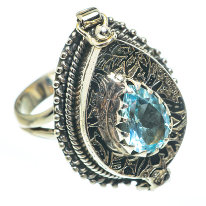 Blue Topaz Rings handcrafted by Ana Silver Co - RING61949