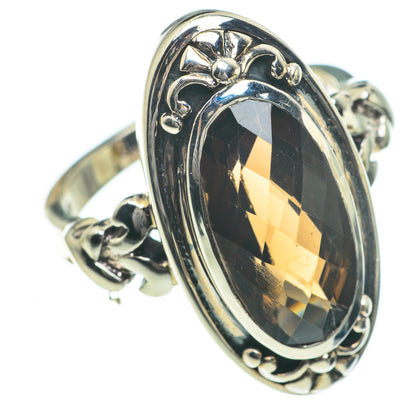 Smoky Quartz Rings handcrafted by Ana Silver Co - RING61961