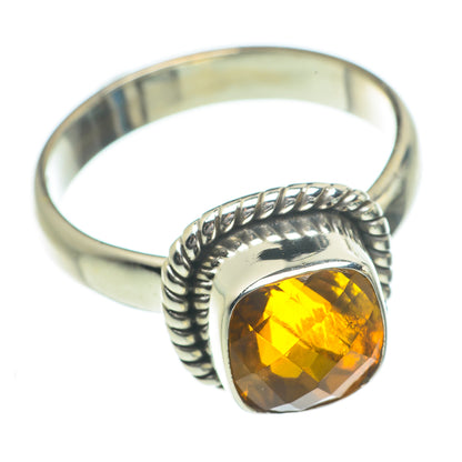 Mandarin Citrine Rings handcrafted by Ana Silver Co - RING61964