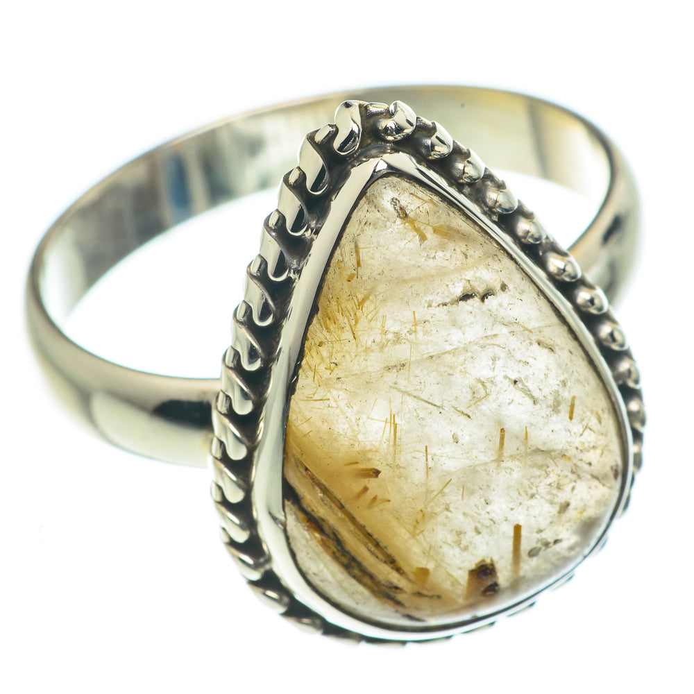 Rutilated Quartz Rings handcrafted by Ana Silver Co - RING61975