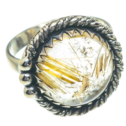 Rutilated Quartz Rings handcrafted by Ana Silver Co - RING61976