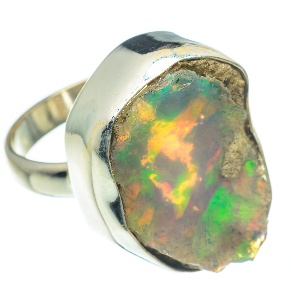 Ethiopian Opal Rings handcrafted by Ana Silver Co - RING61983