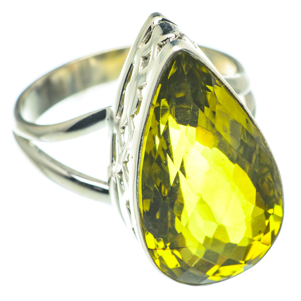 Olive Quartz Rings handcrafted by Ana Silver Co - RING61985