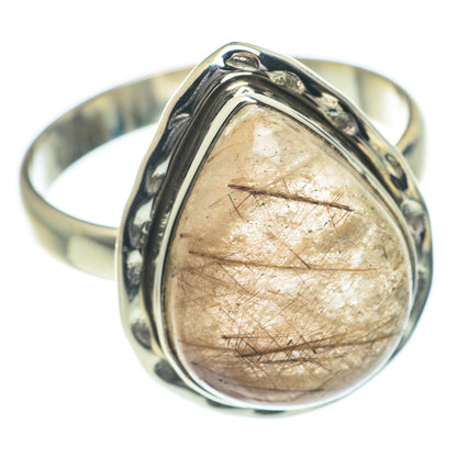 Rutilated Quartz Rings handcrafted by Ana Silver Co - RING62009