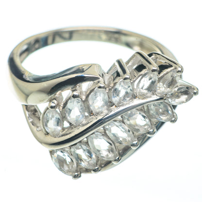 White Quartz Rings handcrafted by Ana Silver Co - RING62012
