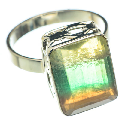 Green Fluorite Rings handcrafted by Ana Silver Co - RING62015