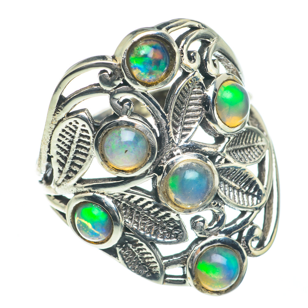 Ethiopian Opal Rings handcrafted by Ana Silver Co - RING62017