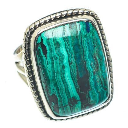 Malachite Rings handcrafted by Ana Silver Co - RING62027