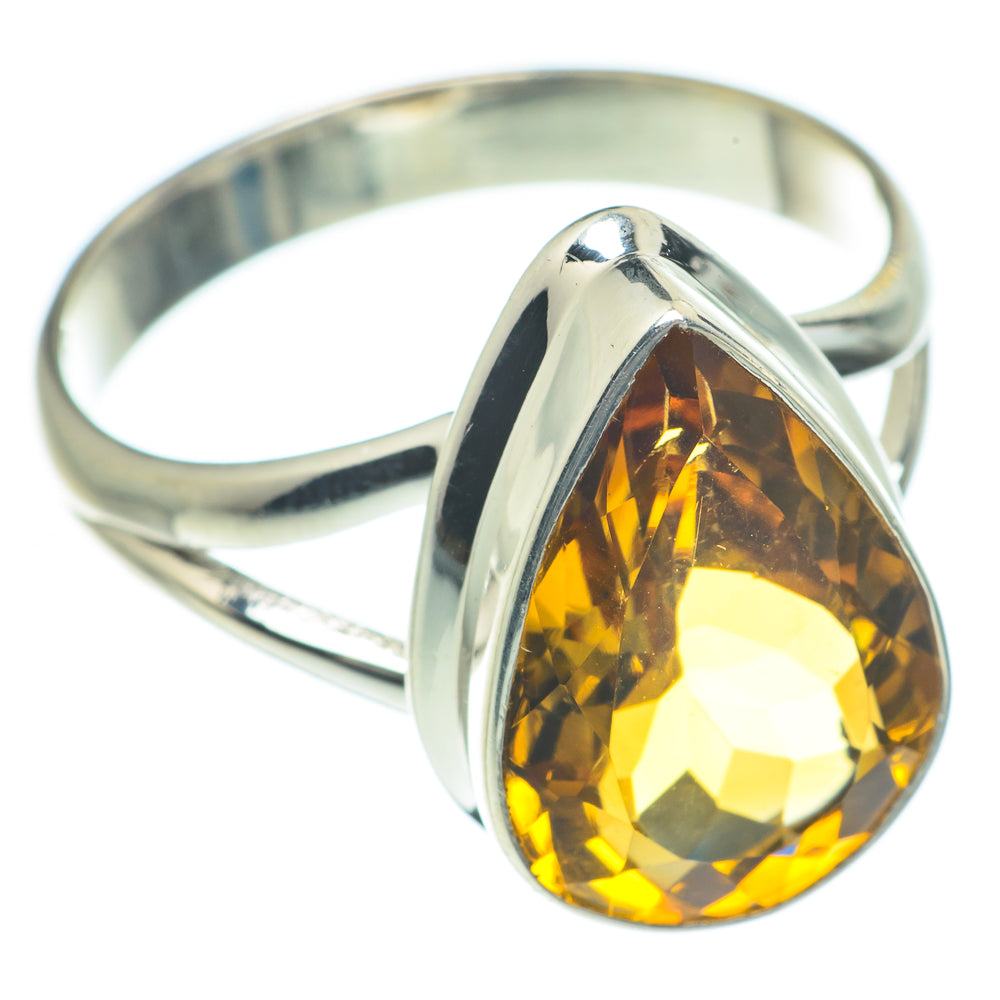 Mandarin Citrine Rings handcrafted by Ana Silver Co - RING62030