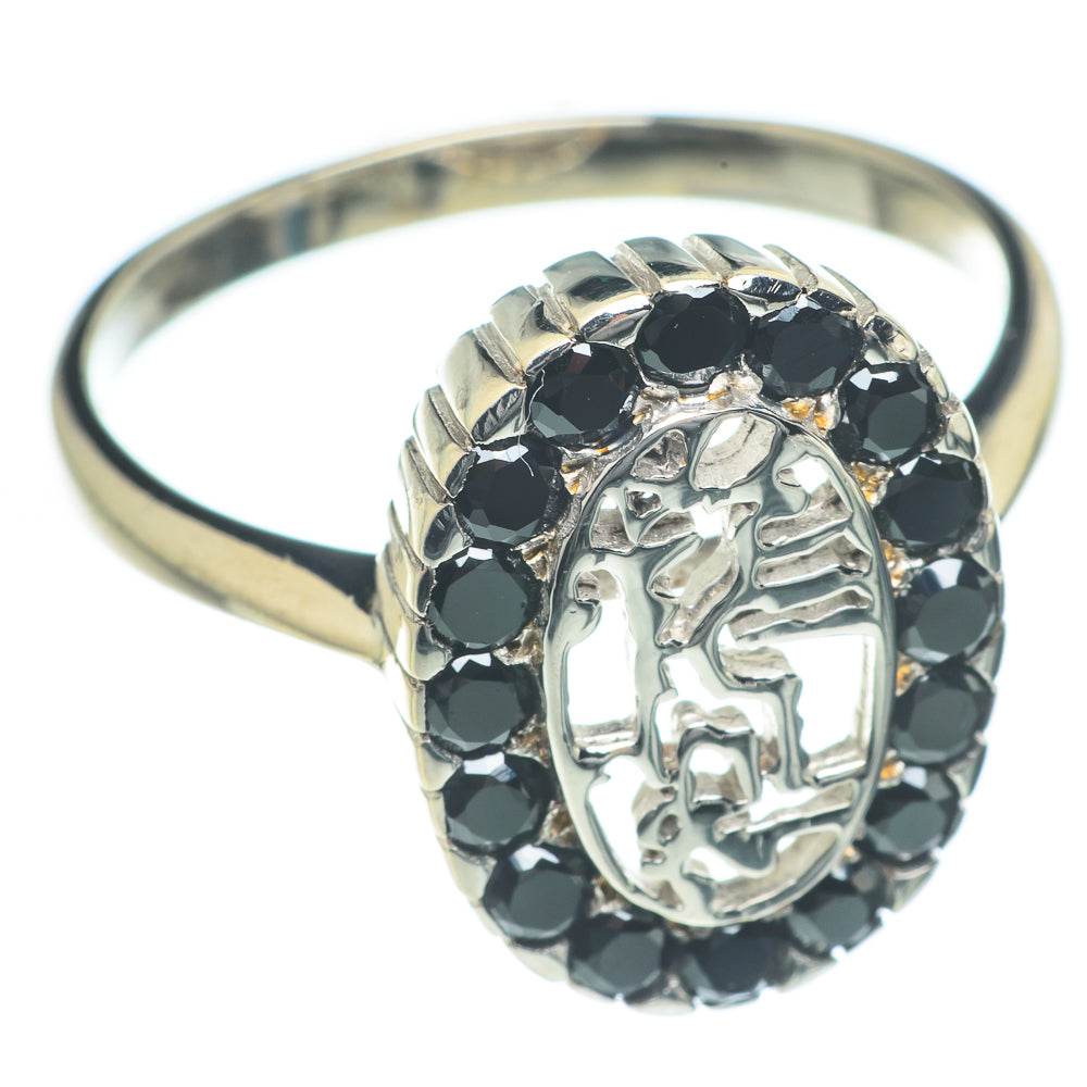 Black Onyx Rings handcrafted by Ana Silver Co - RING62044