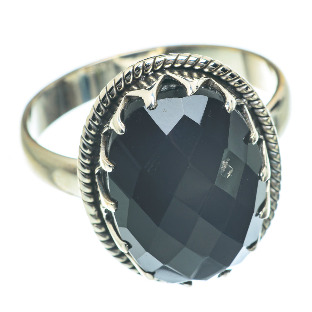 Black Onyx Rings handcrafted by Ana Silver Co - RING62045 - Photo 2
