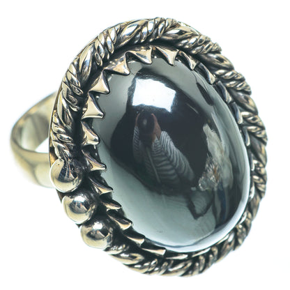 Hematite Rings handcrafted by Ana Silver Co - RING62051