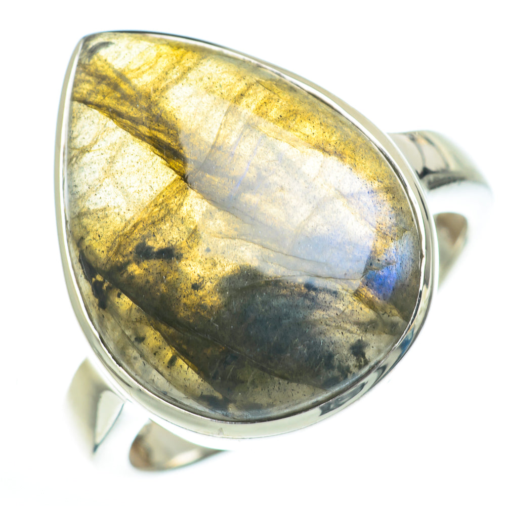 Labradorite Rings handcrafted by Ana Silver Co - RING62053