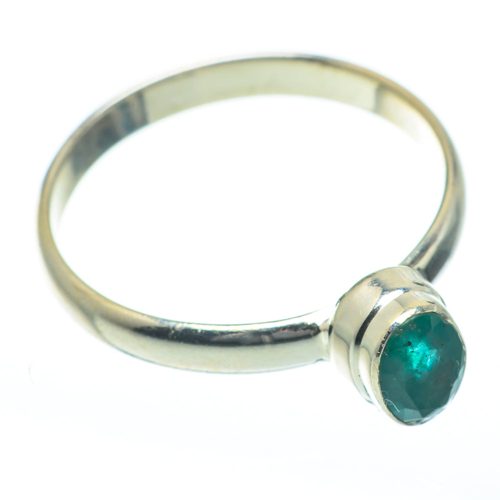 Zambian Emerald Rings handcrafted by Ana Silver Co - RING62063