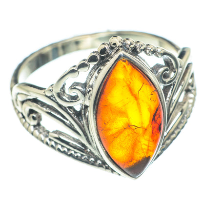Baltic Amber Rings handcrafted by Ana Silver Co - RING62066