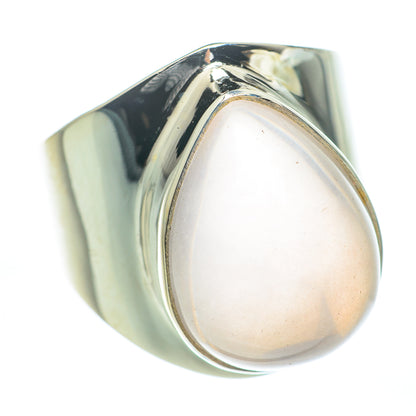 Rose Quartz Rings handcrafted by Ana Silver Co - RING62071