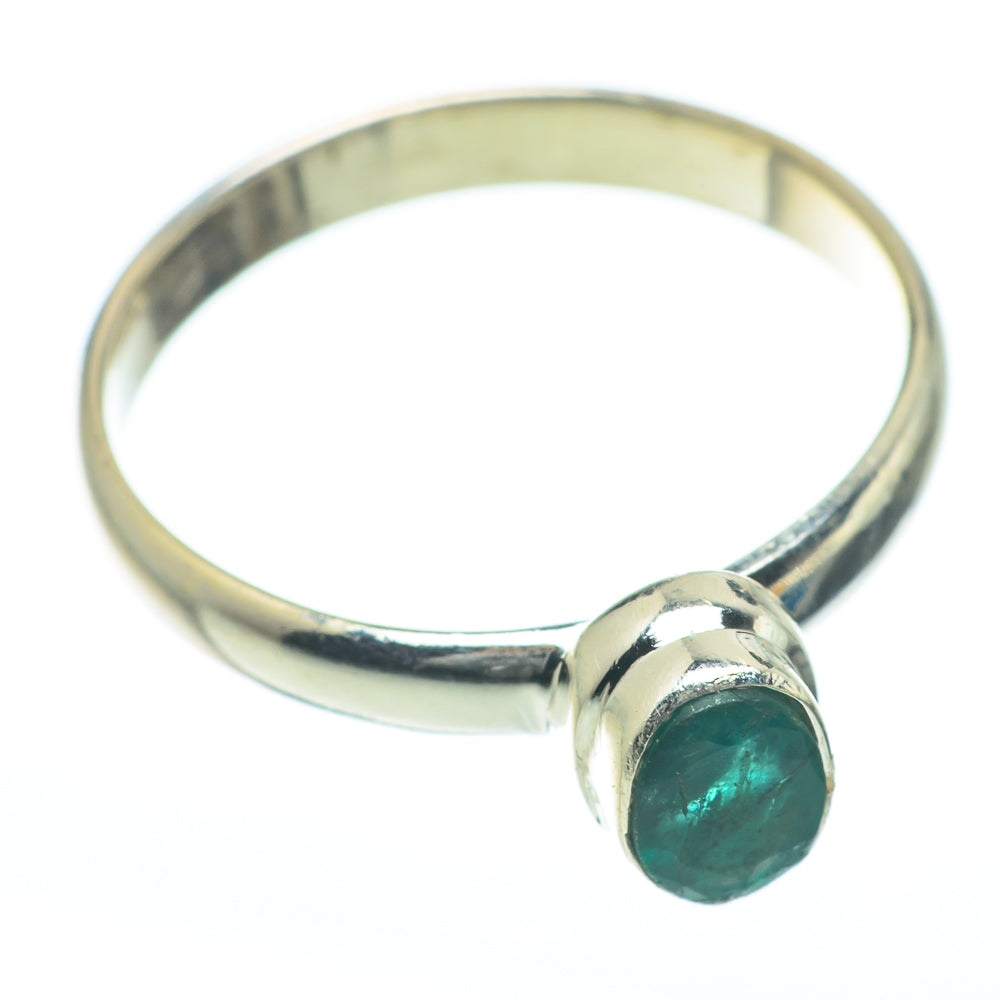 Zambian Emerald Rings handcrafted by Ana Silver Co - RING62092
