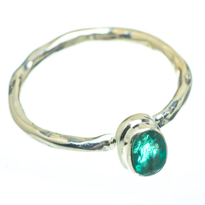 Zambian Emerald Rings handcrafted by Ana Silver Co - RING62094