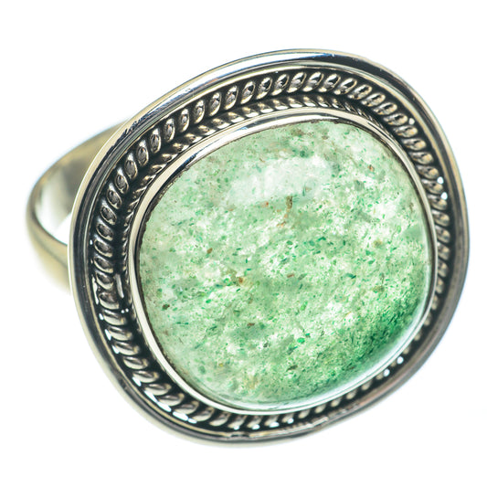 Green Aventurine Rings handcrafted by Ana Silver Co - RING62096