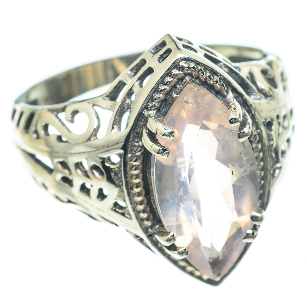 Rose Quartz Rings handcrafted by Ana Silver Co - RING62103