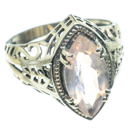 Rose Quartz Rings handcrafted by Ana Silver Co - RING62103