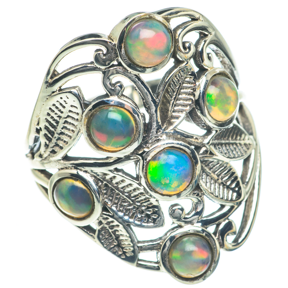Ethiopian Opal Rings handcrafted by Ana Silver Co - RING62114