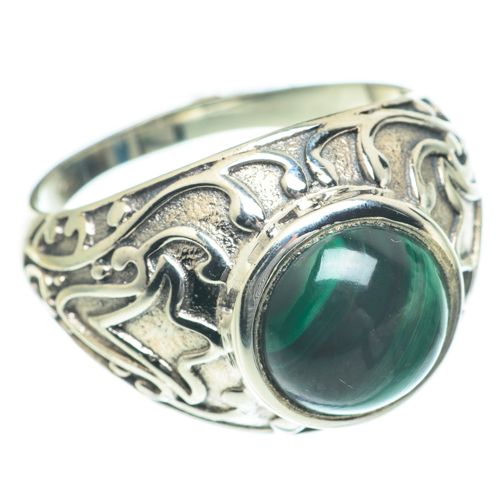 Malachite Rings handcrafted by Ana Silver Co - RING62124