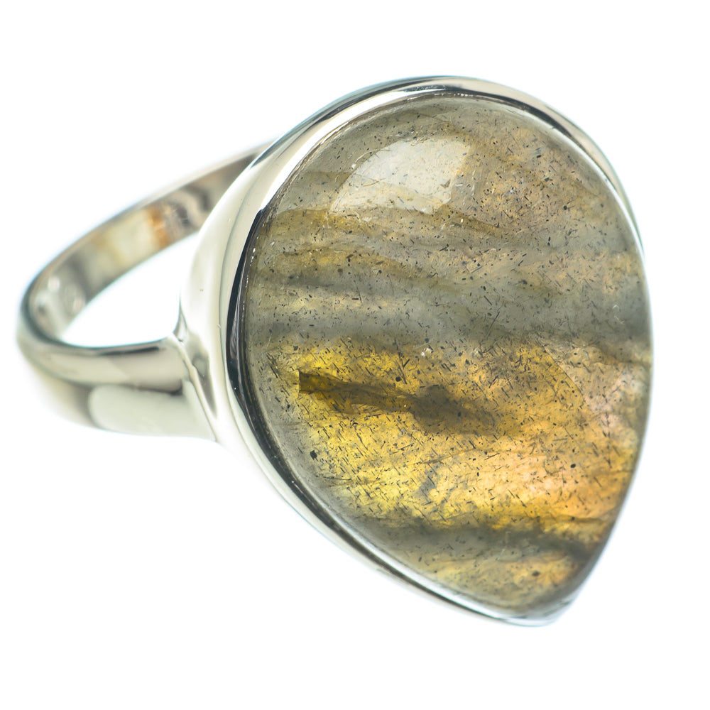 Labradorite Rings handcrafted by Ana Silver Co - RING62128