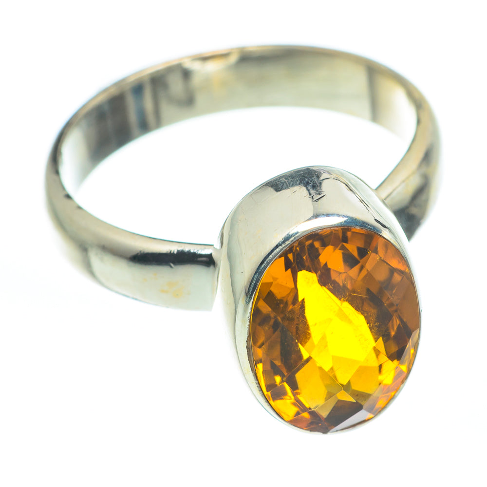 Mandarin Citrine Rings handcrafted by Ana Silver Co - RING62130