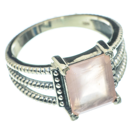 Rose Quartz Rings handcrafted by Ana Silver Co - RING62134