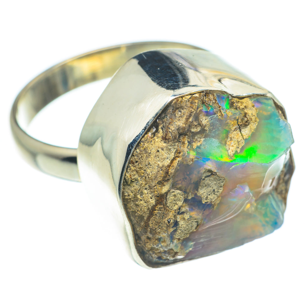 Ethiopian Opal Rings handcrafted by Ana Silver Co - RING62145