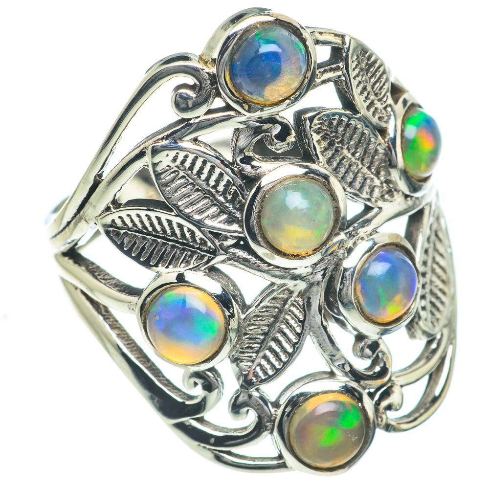 Ethiopian Opal Rings handcrafted by Ana Silver Co - RING62146