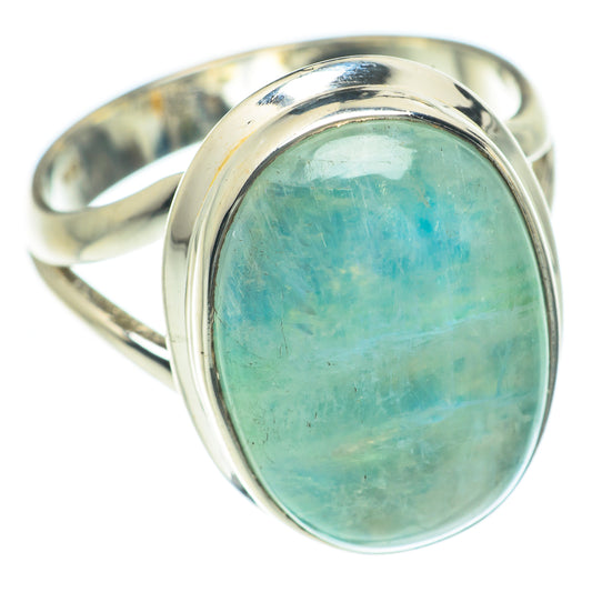 Green Moonstone Rings handcrafted by Ana Silver Co - RING62154