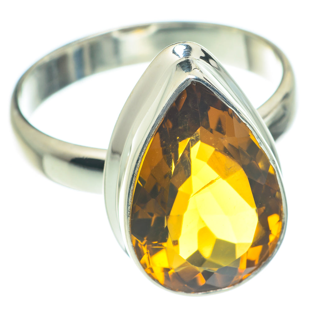 Mandarin Citrine Rings handcrafted by Ana Silver Co - RING62160