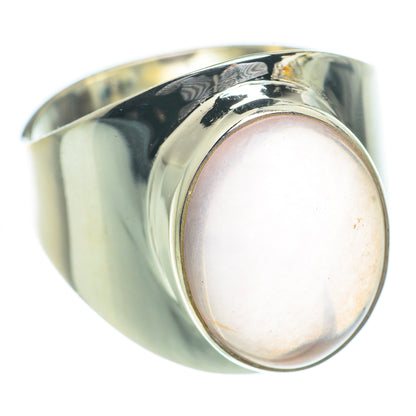 Rose Quartz Rings handcrafted by Ana Silver Co - RING62163