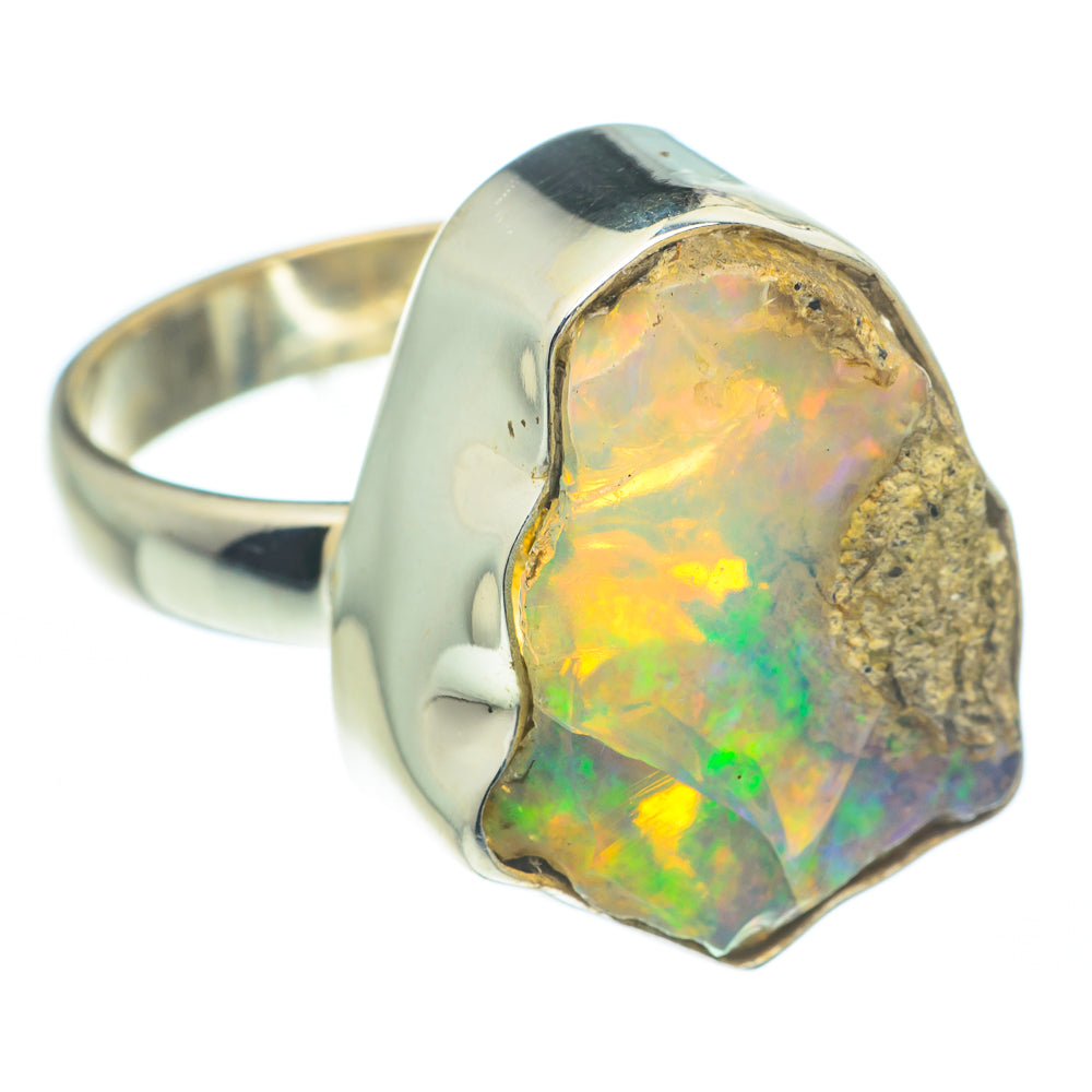 Ethiopian Opal Rings handcrafted by Ana Silver Co - RING62171