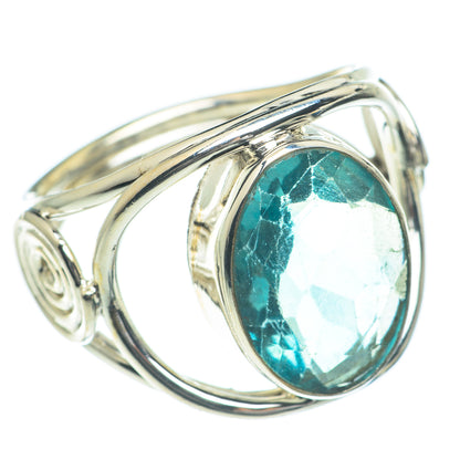 Blue Fluorite Rings handcrafted by Ana Silver Co - RING62172
