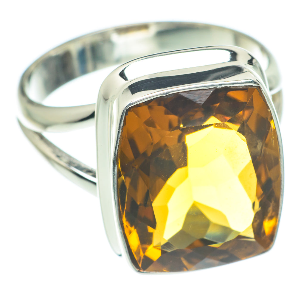 Mandarin Citrine Rings handcrafted by Ana Silver Co - RING62179
