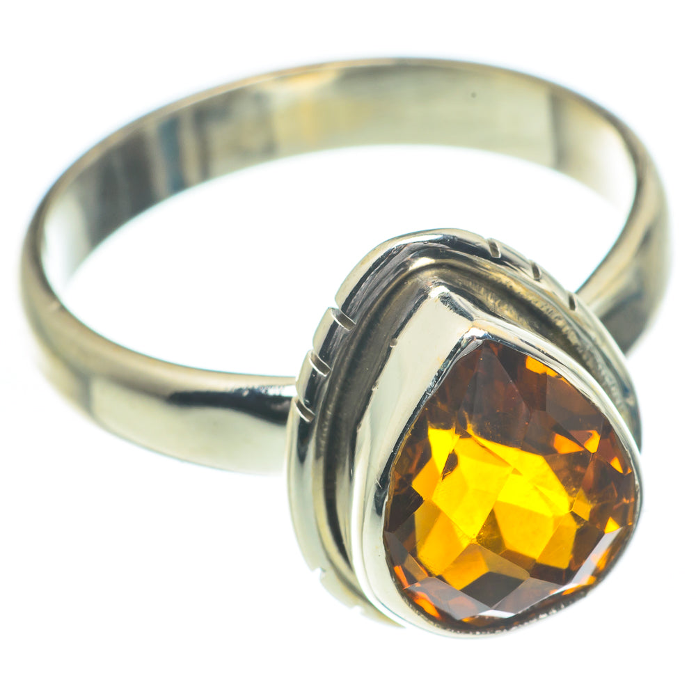 Mandarin Citrine Rings handcrafted by Ana Silver Co - RING62180