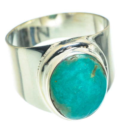 Peruvian Amazonite Rings handcrafted by Ana Silver Co - RING62193