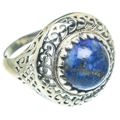 Lapis Lazuli Rings handcrafted by Ana Silver Co - RING62195