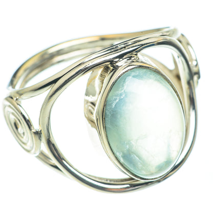 Aqua Chalcedony Rings handcrafted by Ana Silver Co - RING62196