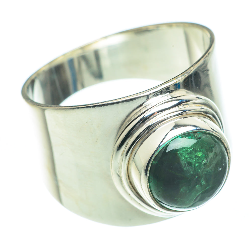 Green Tourmaline Rings handcrafted by Ana Silver Co - RING62197