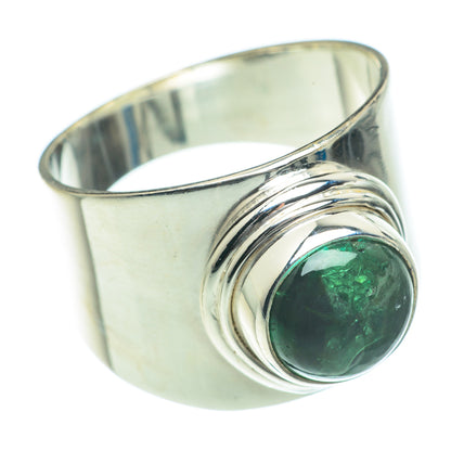Green Tourmaline Rings handcrafted by Ana Silver Co - RING62197
