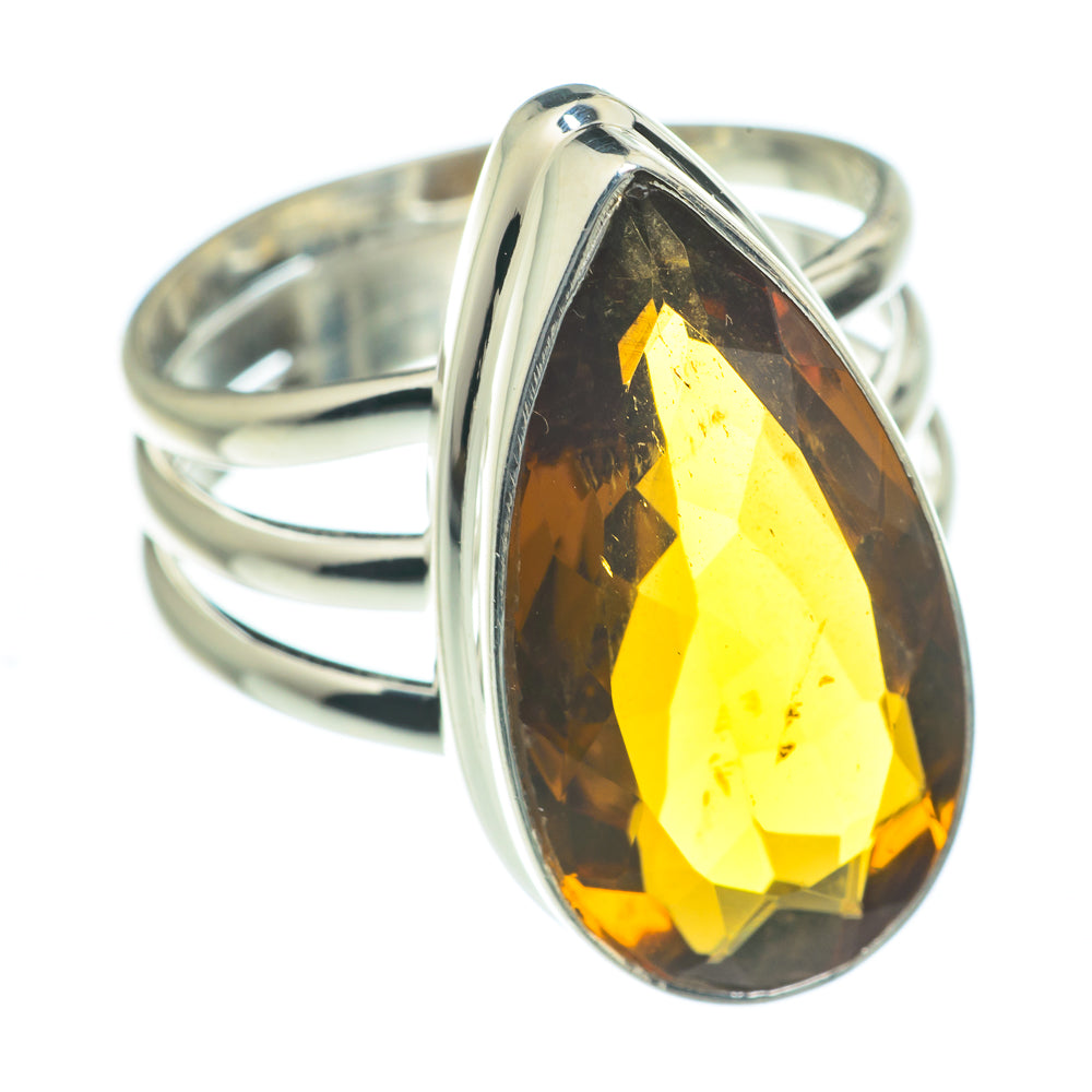 Mandarin Citrine Rings handcrafted by Ana Silver Co - RING62202