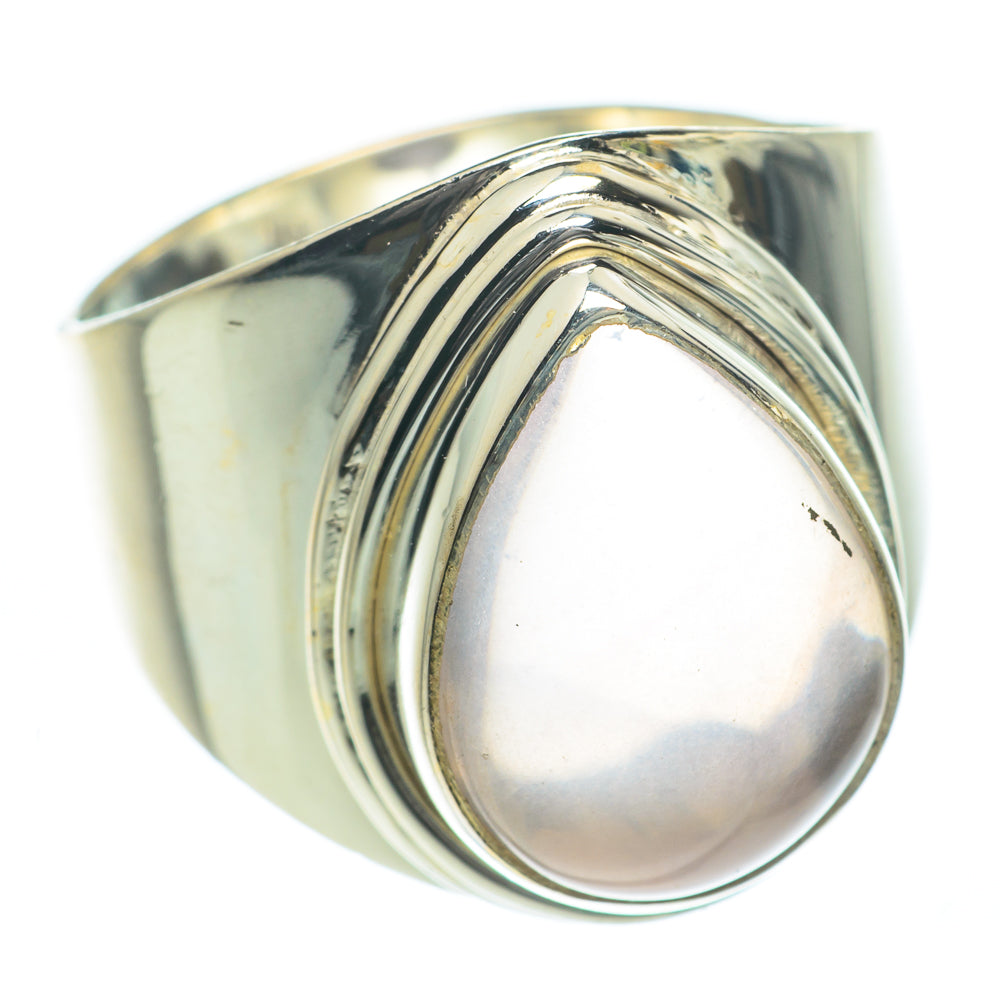 Rose Quartz Rings handcrafted by Ana Silver Co - RING62207