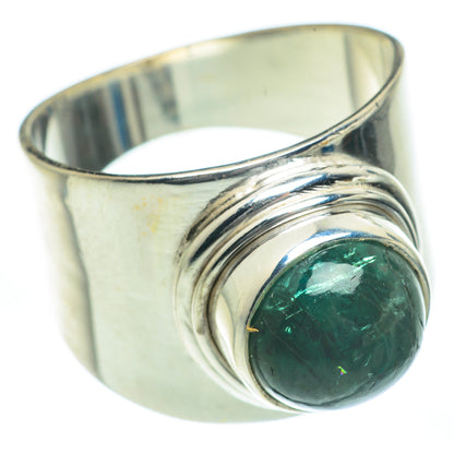 Green Tourmaline Rings handcrafted by Ana Silver Co - RING62216