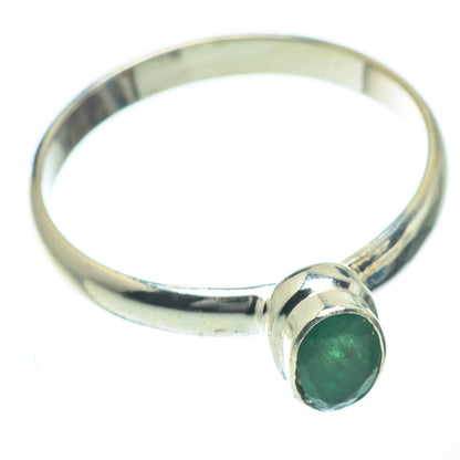 Zambian Emerald Rings handcrafted by Ana Silver Co - RING62218