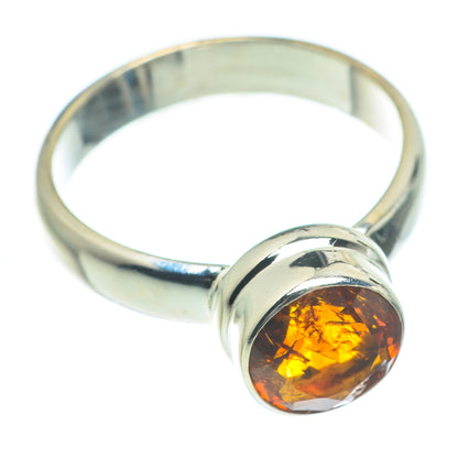 Mandarin Citrine Rings handcrafted by Ana Silver Co - RING62221