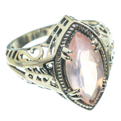 Rose Quartz Rings handcrafted by Ana Silver Co - RING62226